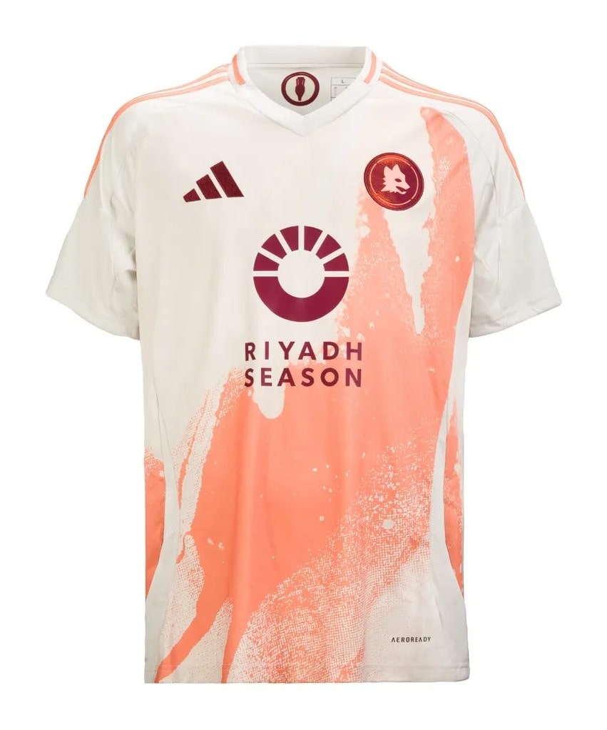 Maillot AS Roma Extérieur 2024/25 - Cliquez sur l'image pour la fermer